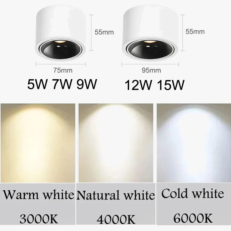spot led cob éclairage intérieur angle réglable ultra lumineux Warm Lumeers_marketplace