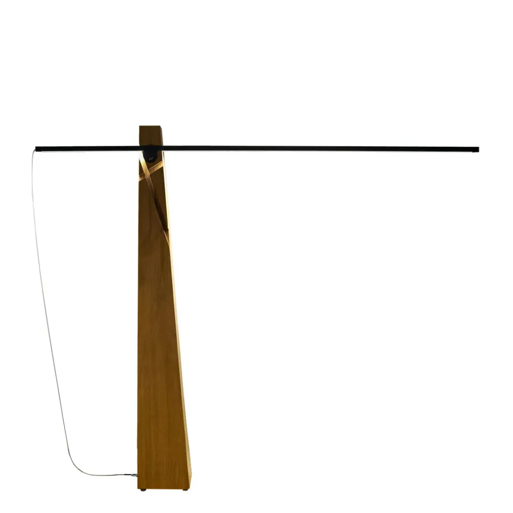 Lampadaire en bois ASTOLFO par Amedeo G. Cavalchini pour Lumen Center