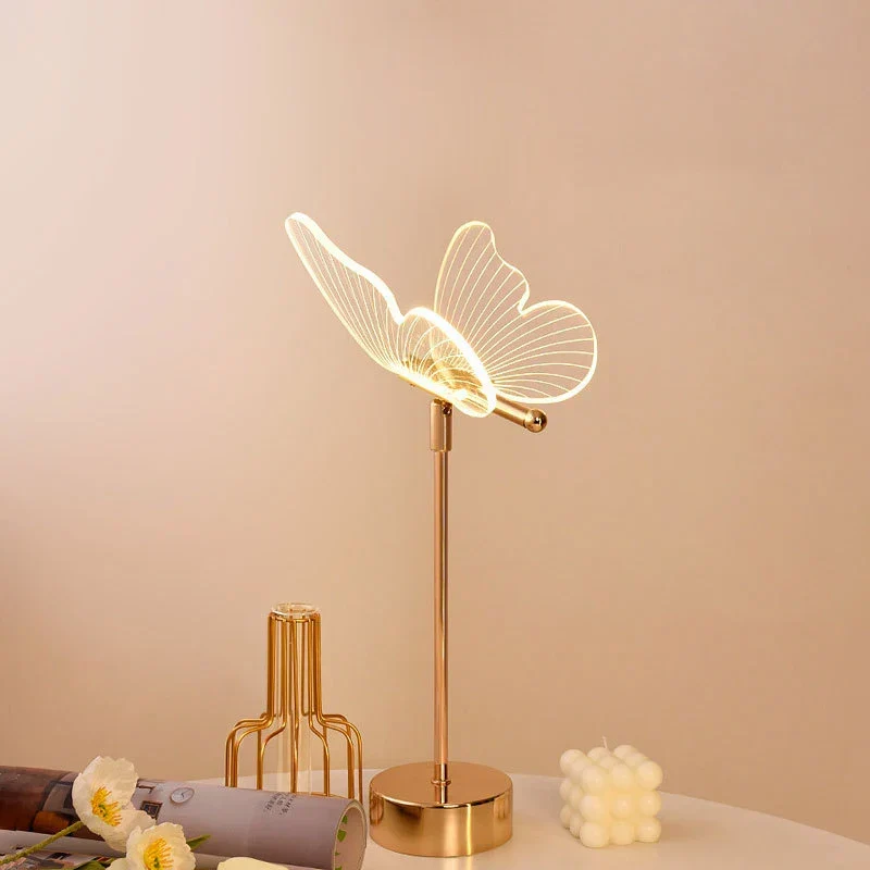 LumiAile - Lampe de Table LED Art Déco Élégante