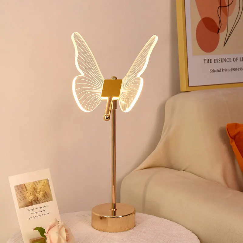 LumiAile - Lampe de Table LED Art Déco Élégante