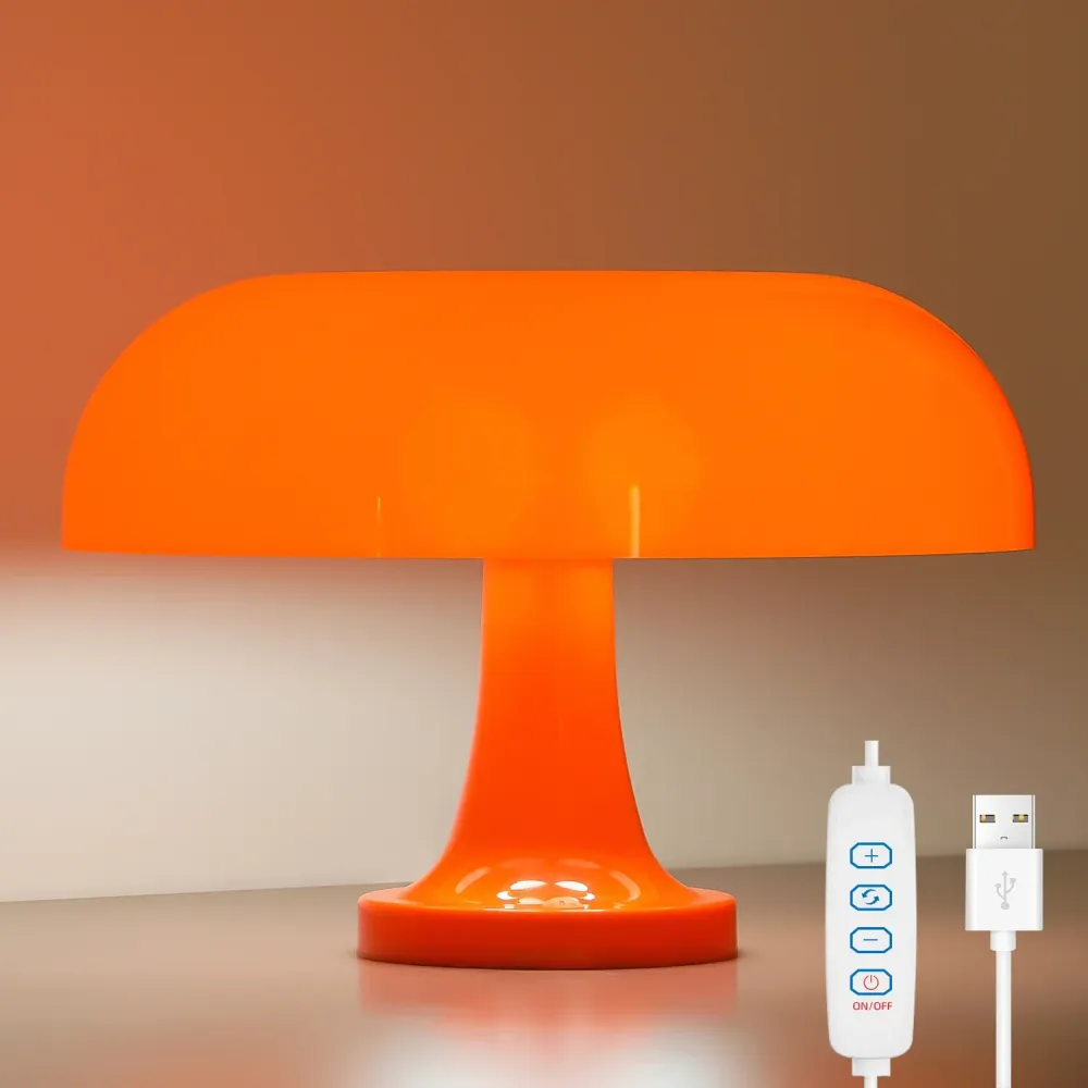 LumiChampignon - Lampe de Table Design Bauhaus Moderne en Champignon