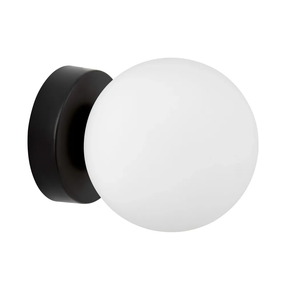 Applique murale Lumina Deco Marsiada 1L, douille G9, hauteur 12 cm Black