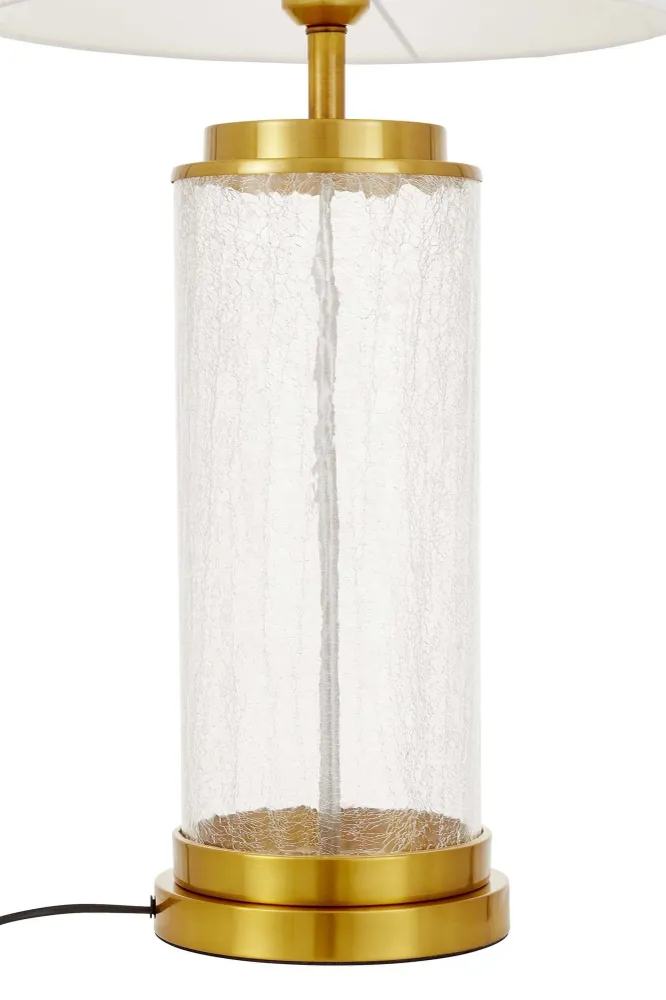 Lampe de table Lumina Deco Positano 1L, culot E27, diamètre 35 cm