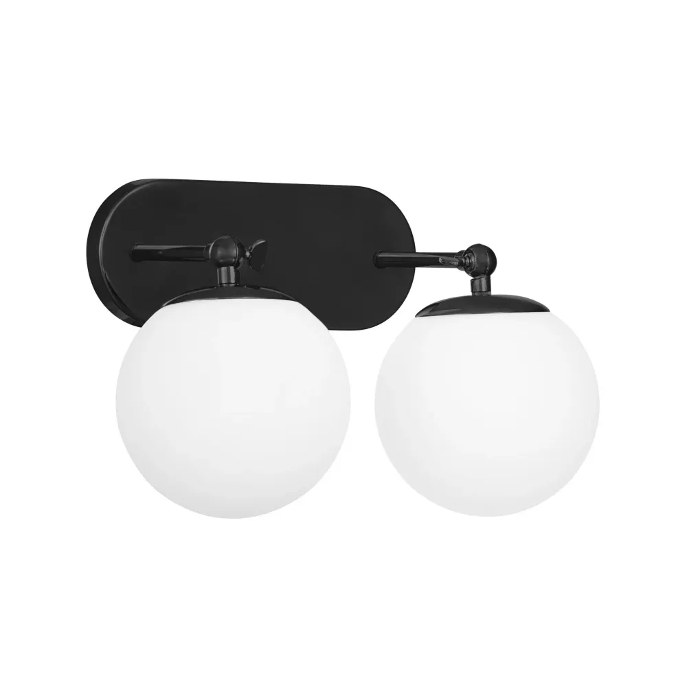 Lumina Deco Fredica 1L applique murale E27, H 18cm Black