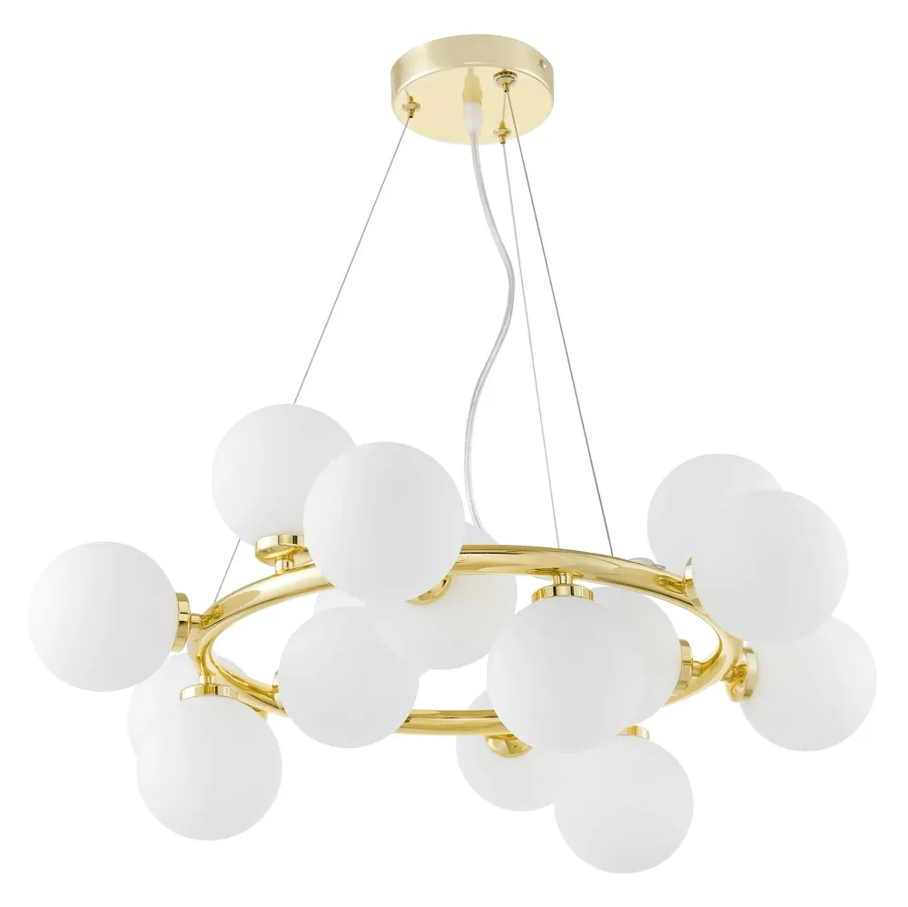 Lumina Deco Marsiada 15L lustre G9, D 60cm Black