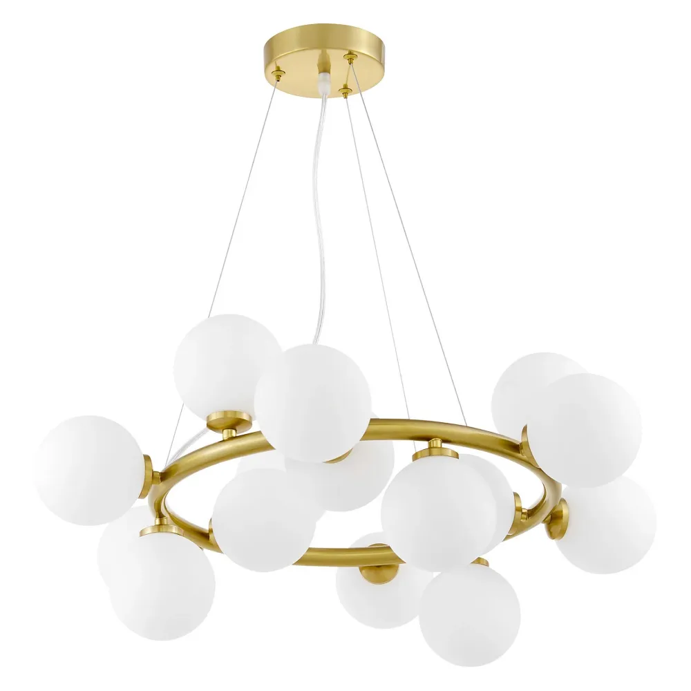 Lumina Deco Marsiada 15L lustre G9, D 60cm Black