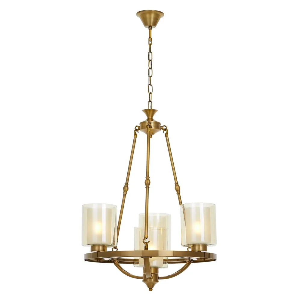 Lumina Deco Santini 4L lustre E27, D 55cm Chrome