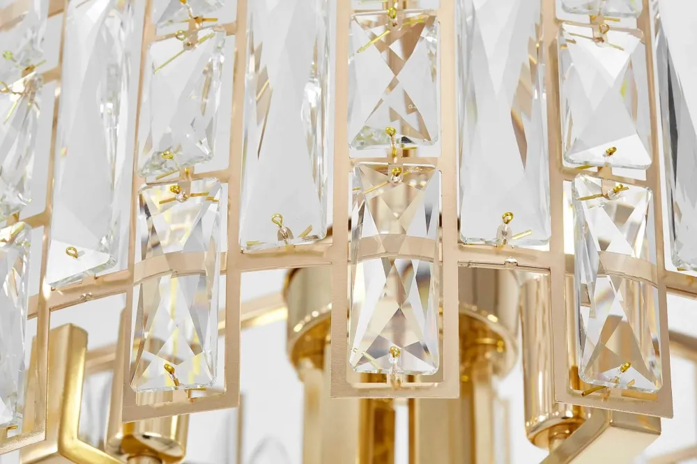 Lustre Lumina Deco Fiorina 8L, douille E14, diamètre 60 cm Black