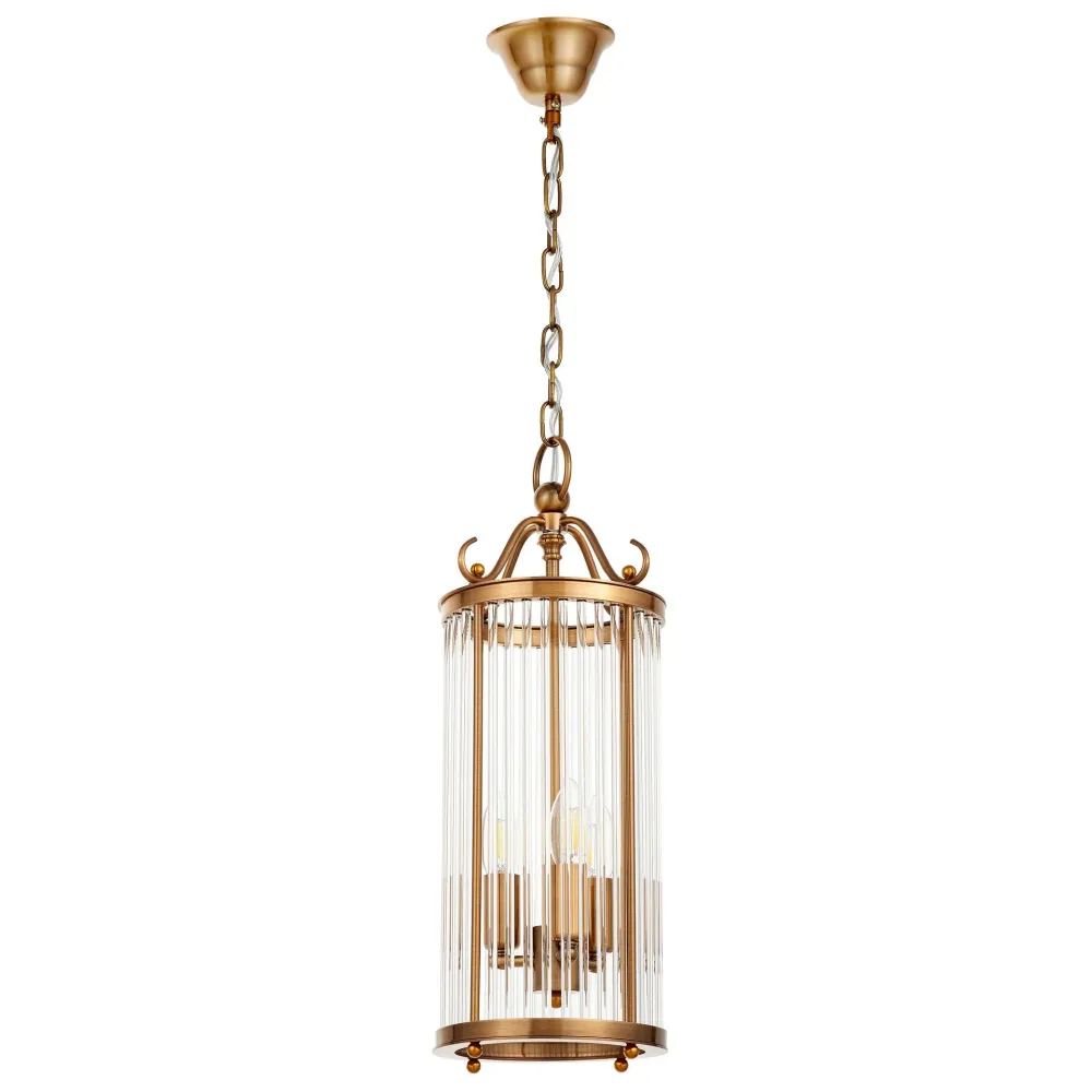Suspension Lumina Deco Boston 3L, douille E14, diamètre 19 cm Chrome