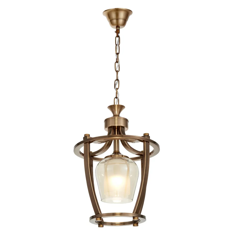 Suspension Lumina Deco Brooklyn 1L, douille E27, diamètre 28 cm Chrome