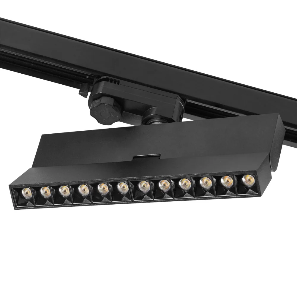 Luminaire linéaire LED triphasé Epistar 5054 12 W 1 200 lm CCT (Tonalité lumineuse variable) TRIAC [1916-TL-12W-3F-CCT]