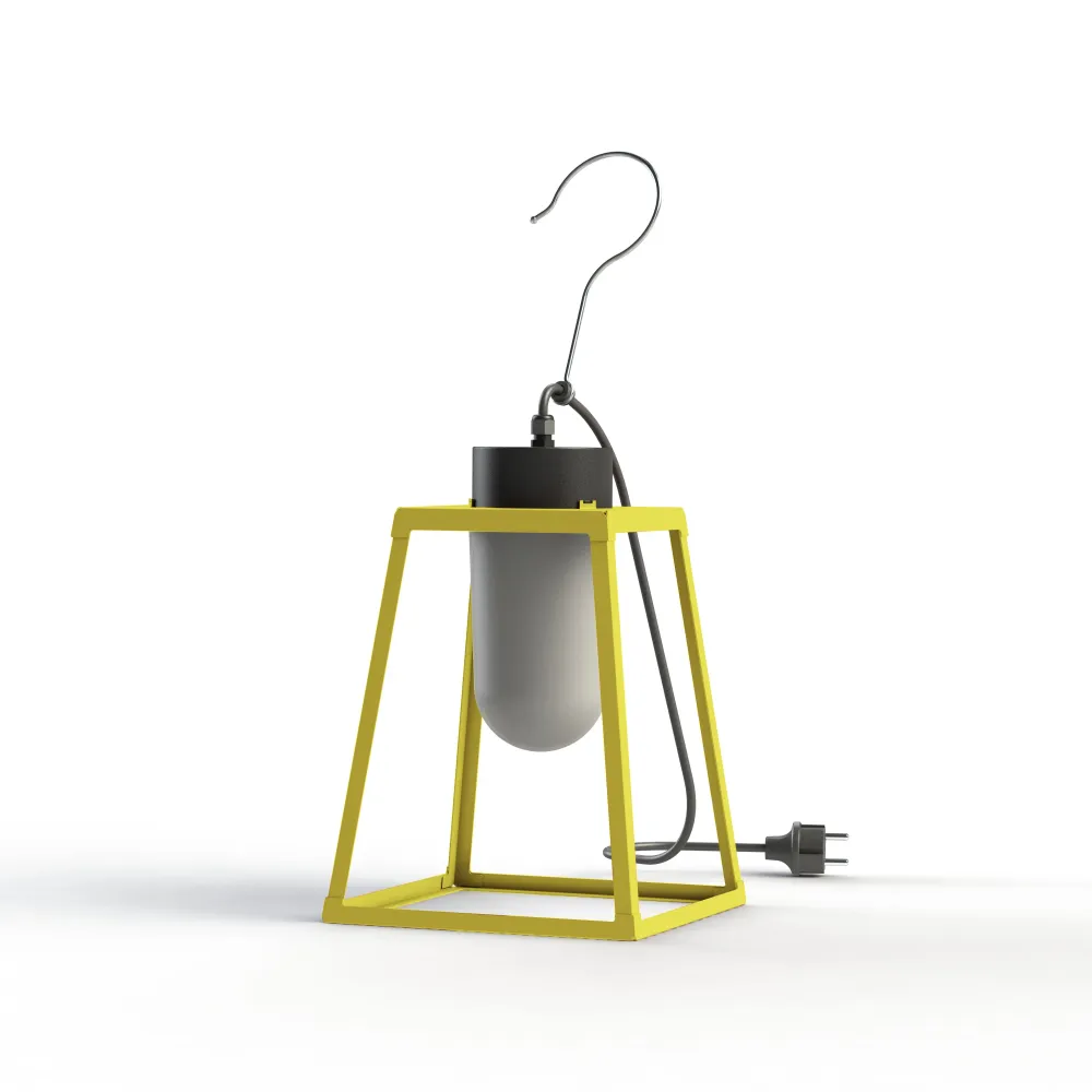 Luminaire mobile Lampiok 1 N°1 opale Jaune soufre 068 131002068