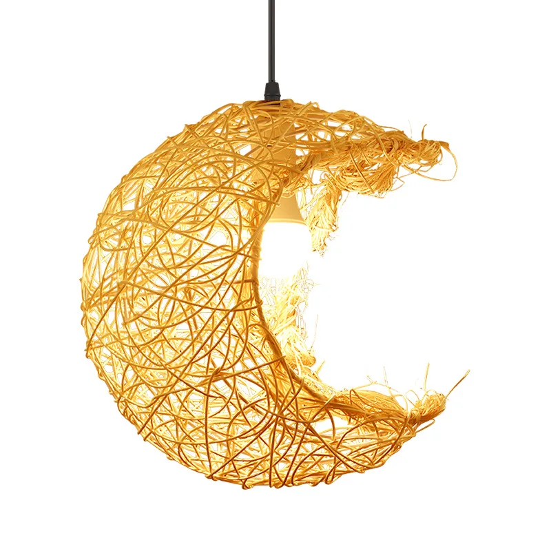 Luminaire Naturel Forme Lune