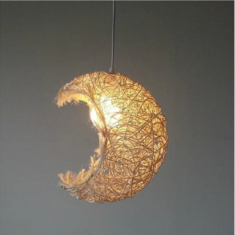 Luminaire Naturel Forme Lune