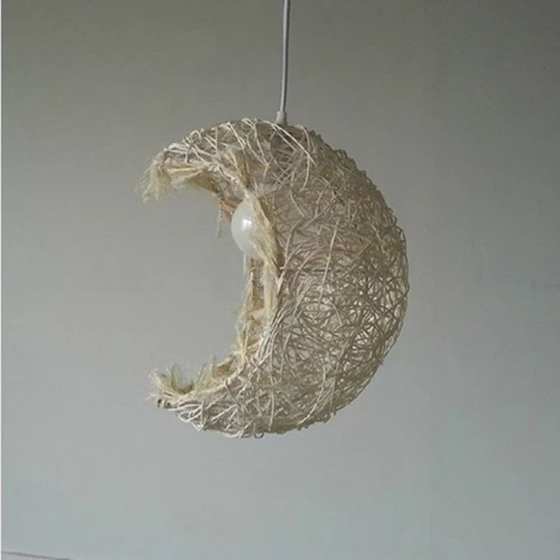 Luminaire Naturel Forme Lune
