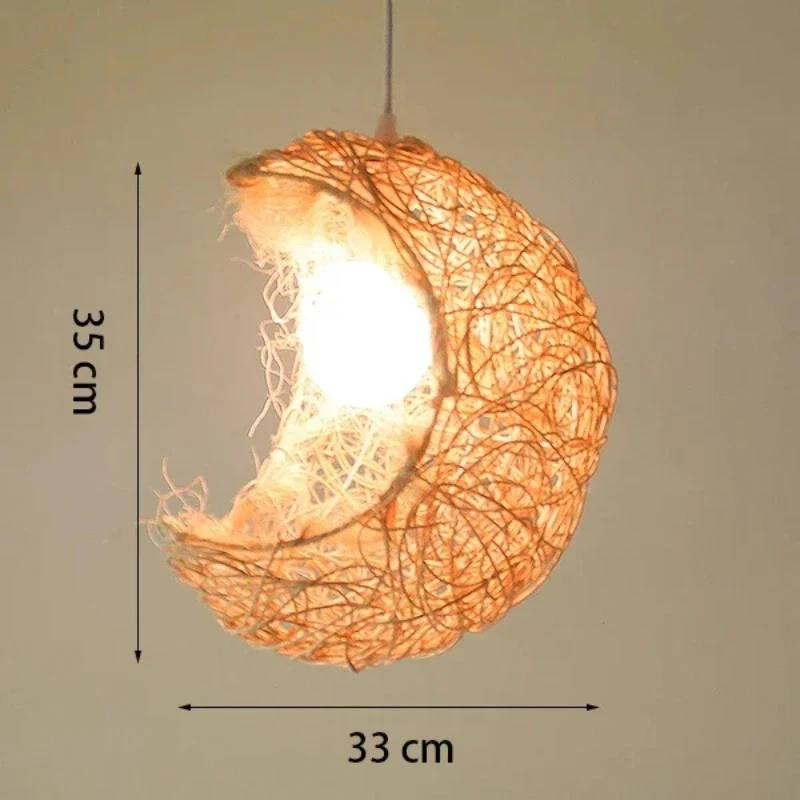 Luminaire Naturel Forme Lune