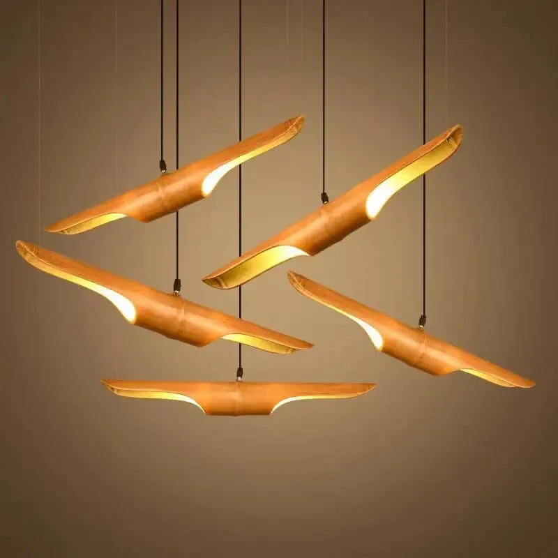 Luminaire Naturel Tube Bambou