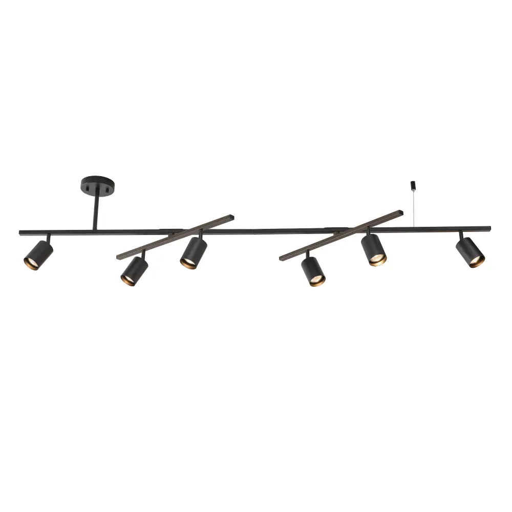 Luminaire sur rail à 6 lumières West, 64"