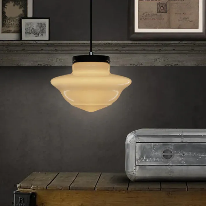 LumiNéo – Suspension Géométrique en Verre Givré Moderne Modele