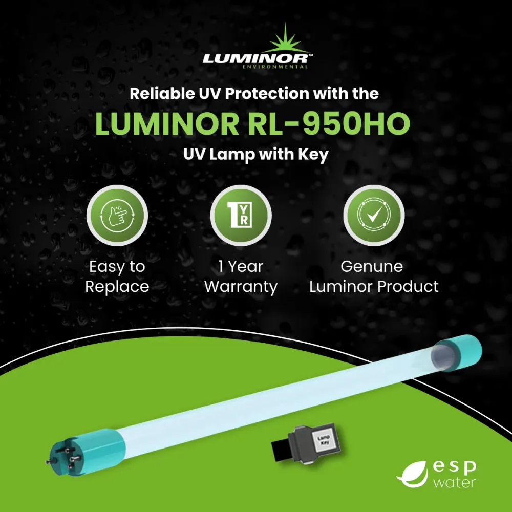 Lampe Luminor RL-950HO pour systèmes UV LBH4-401, LBH5-401, LBH6-401