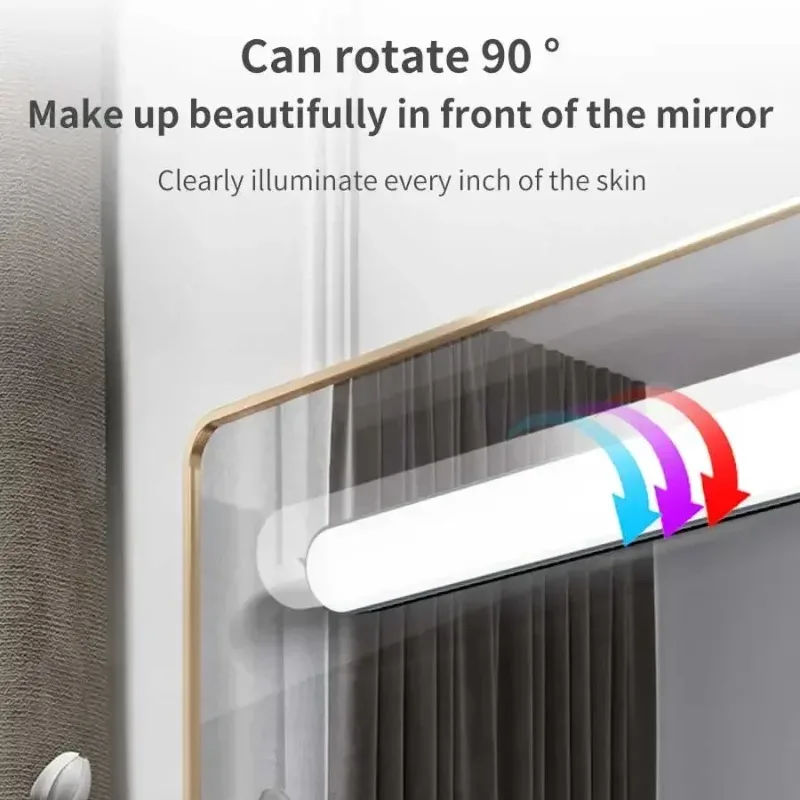 Lumière de coiffeuse magnétique Mira pour maquillage | DEL réglable, 3 températures de couleur