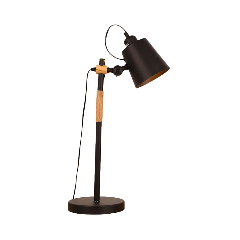 Lumière Industrielle - Lampe de Table en Métal Style Seau