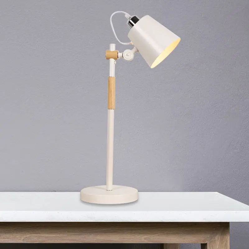 Lumière Industrielle - Lampe de Table en Métal Style Seau