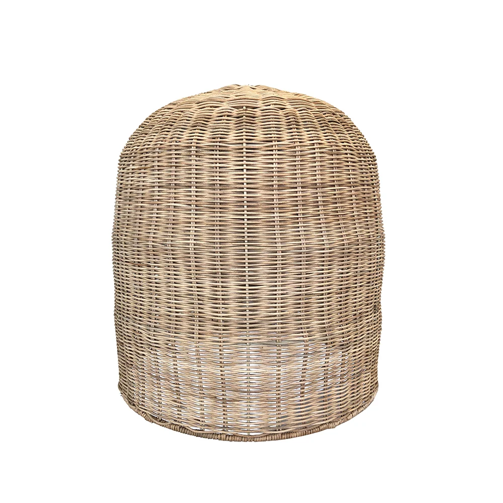 Abat jour naturel GIACOMO en rotin style bohème H45cm pour monture électrique E27 Lumisky