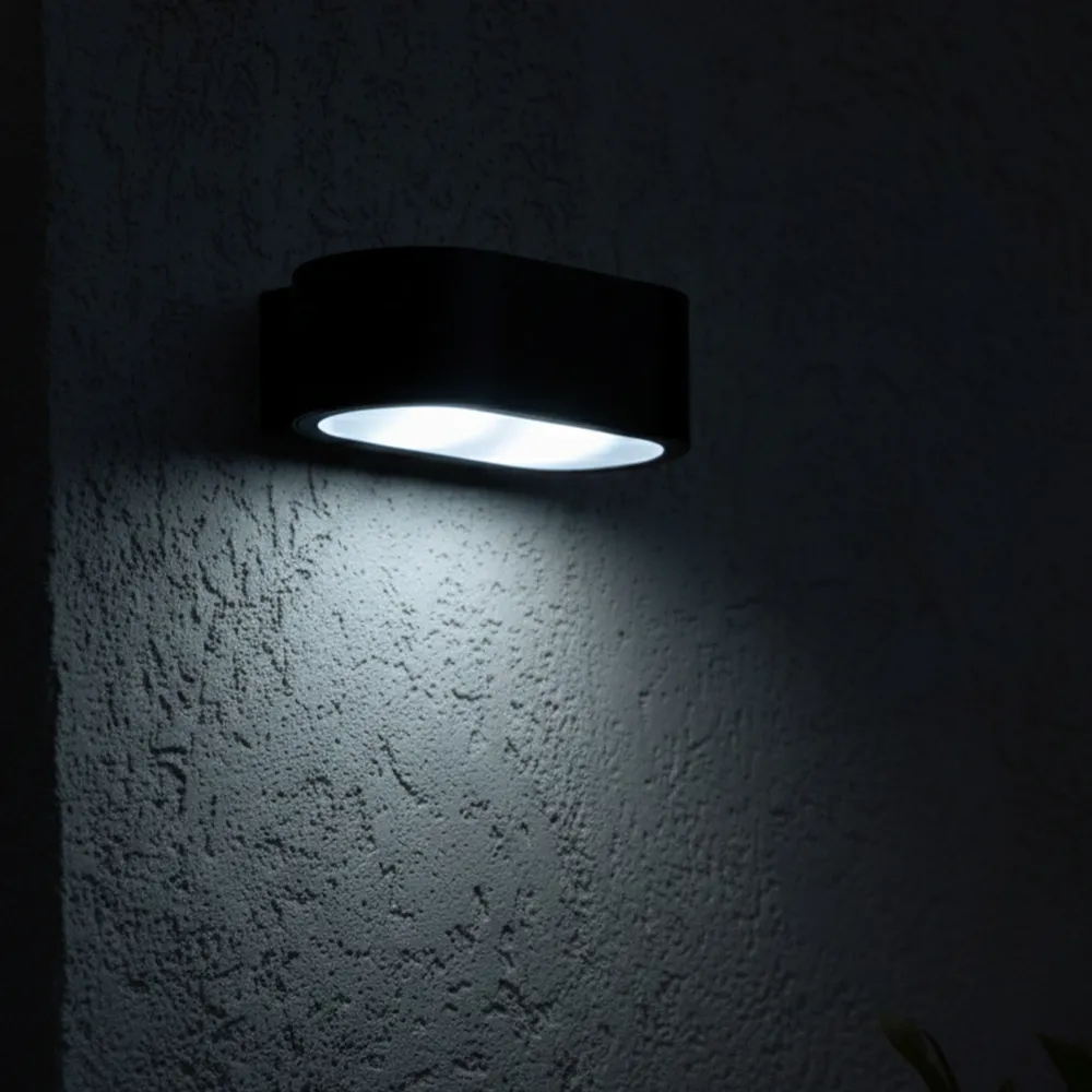 Applique murale solaire avec détecteur de mouvement LED blanc froid NOXIS WALL H6cm Lumisky