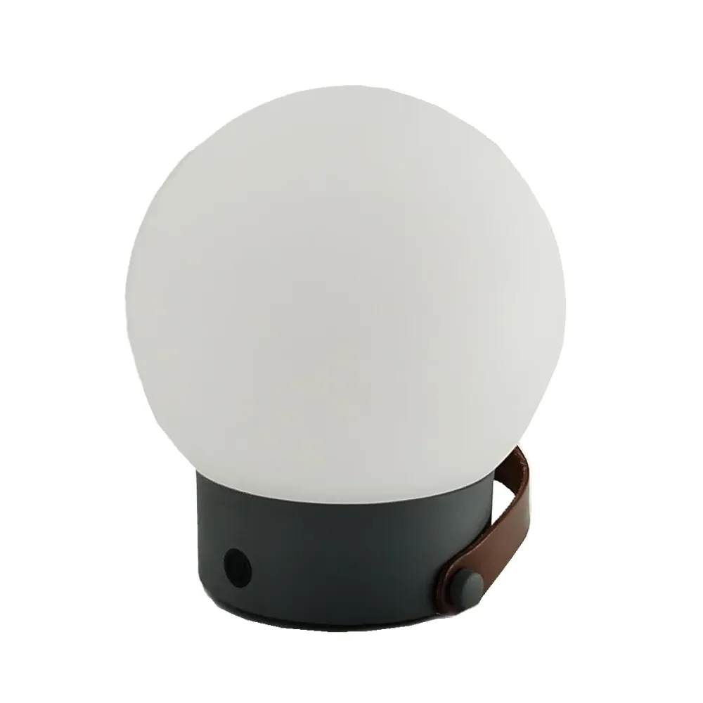 Baladeuse sans fil et solaire LED blanc chaud GLOBY NOMAD H23cm Lumisky