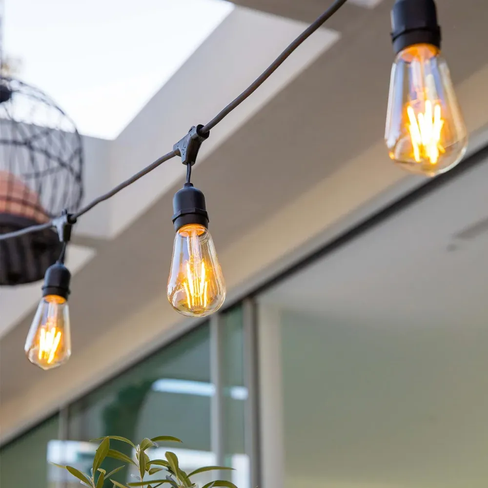 Guirlande lumineuse extérieure 6m 10 culots E27 MAFY Lumisky