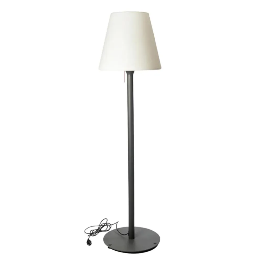 Lampadaire filaire pied métal pour extérieur éclairage puissant LED blanc STANDY H180cm culot E27 Lumisky