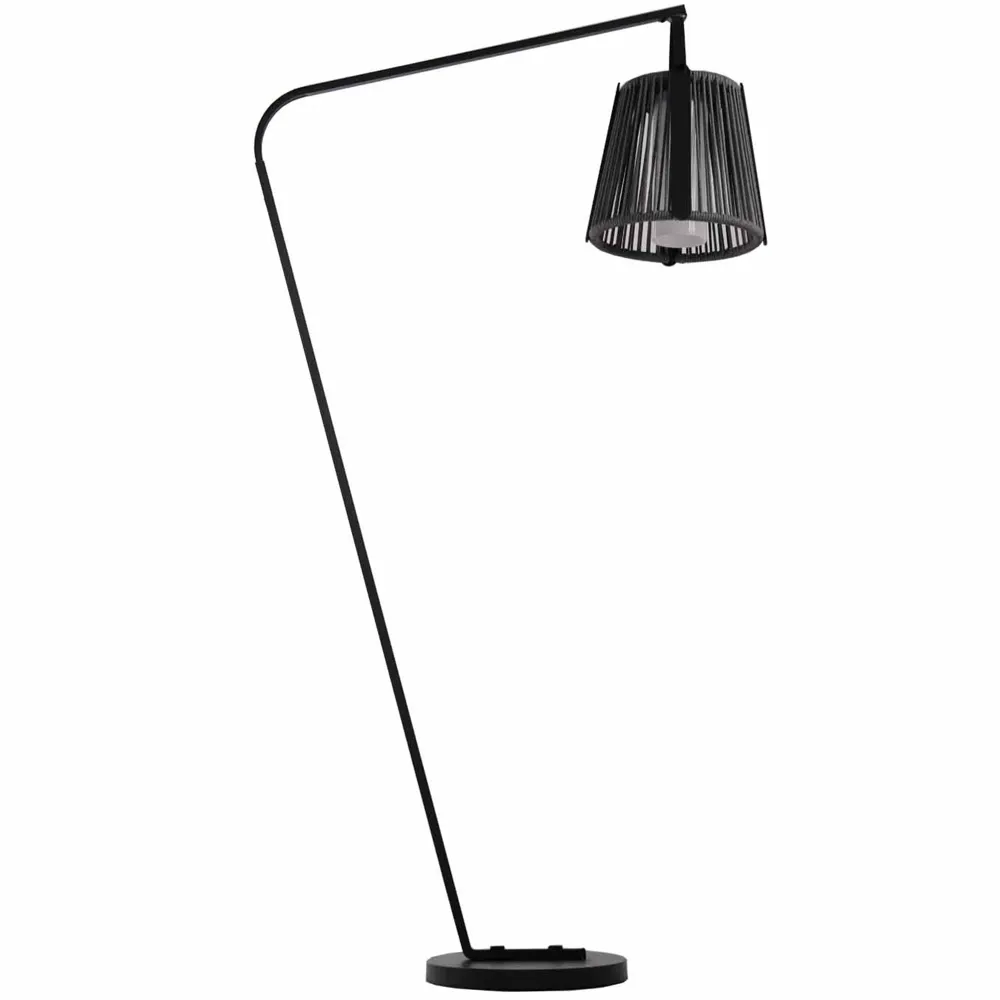 Lampadaire lumineux solaire pied deporté et abat-jour détachable LED blanc chaud RAYGLOW H176cm Lumisky
