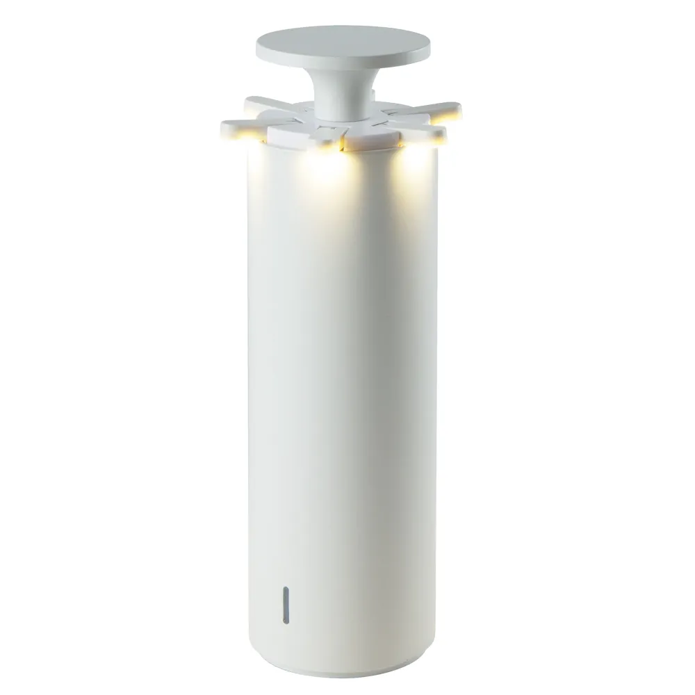 Lampe de table sans fil touch en aluminium blanc LED FIREWORK WHITE H24 cm Lumisky