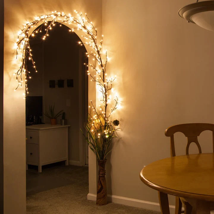 LumiVigne – Décoration de Noël féérique en saule lumineux