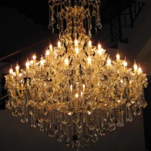 Lustre Maria Theresa Crystal de style manoir européen