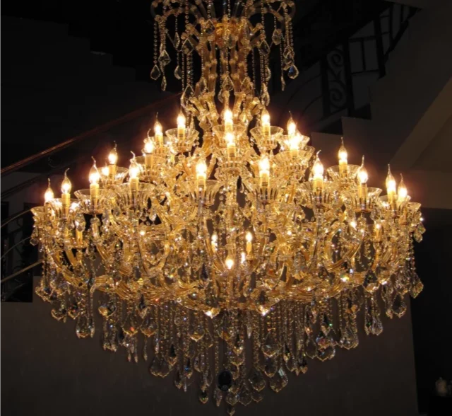 Lustre Maria Theresa Crystal de style manoir européen