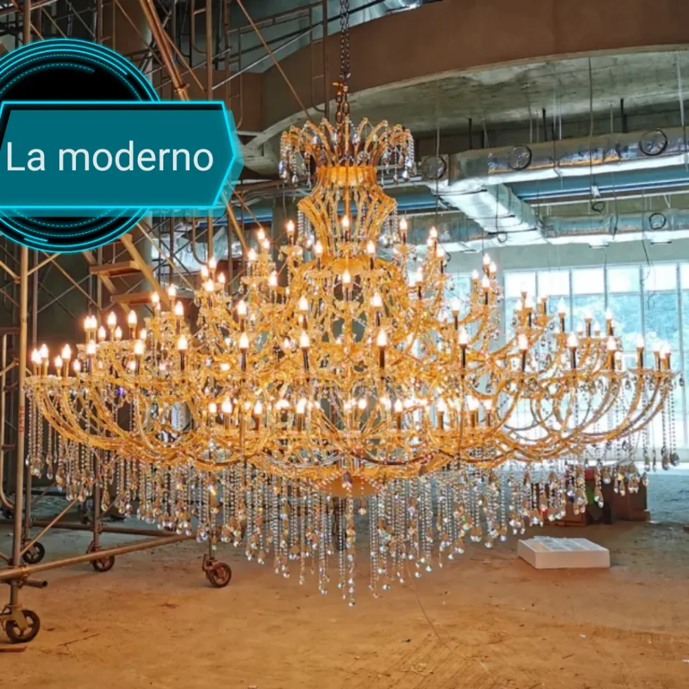 Lustre Maria Theresa Crystal de style manoir européen