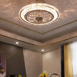 Lustre moderne avec ventilateur