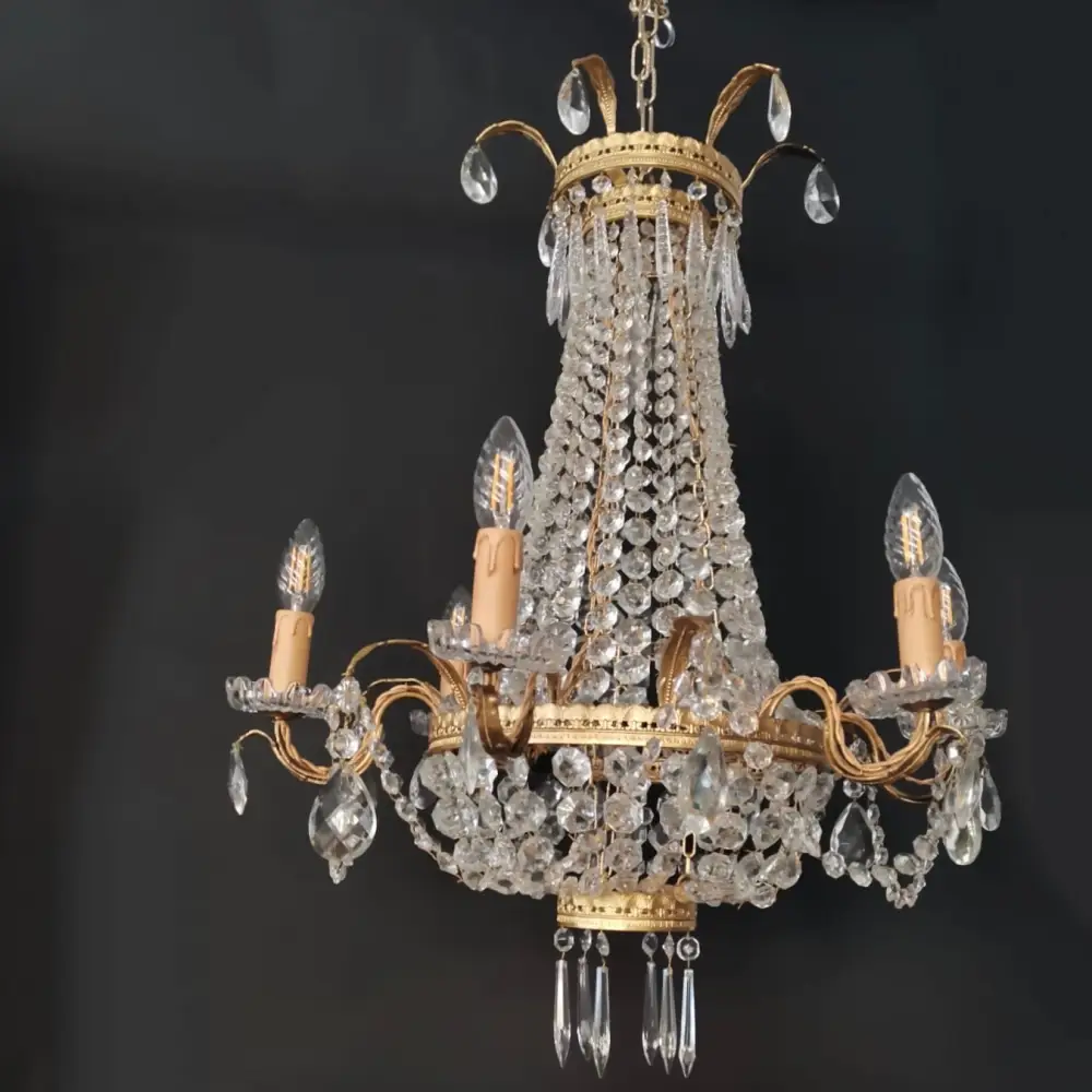 Lustre vers 1880 dit "Lüstre à Corbeille"