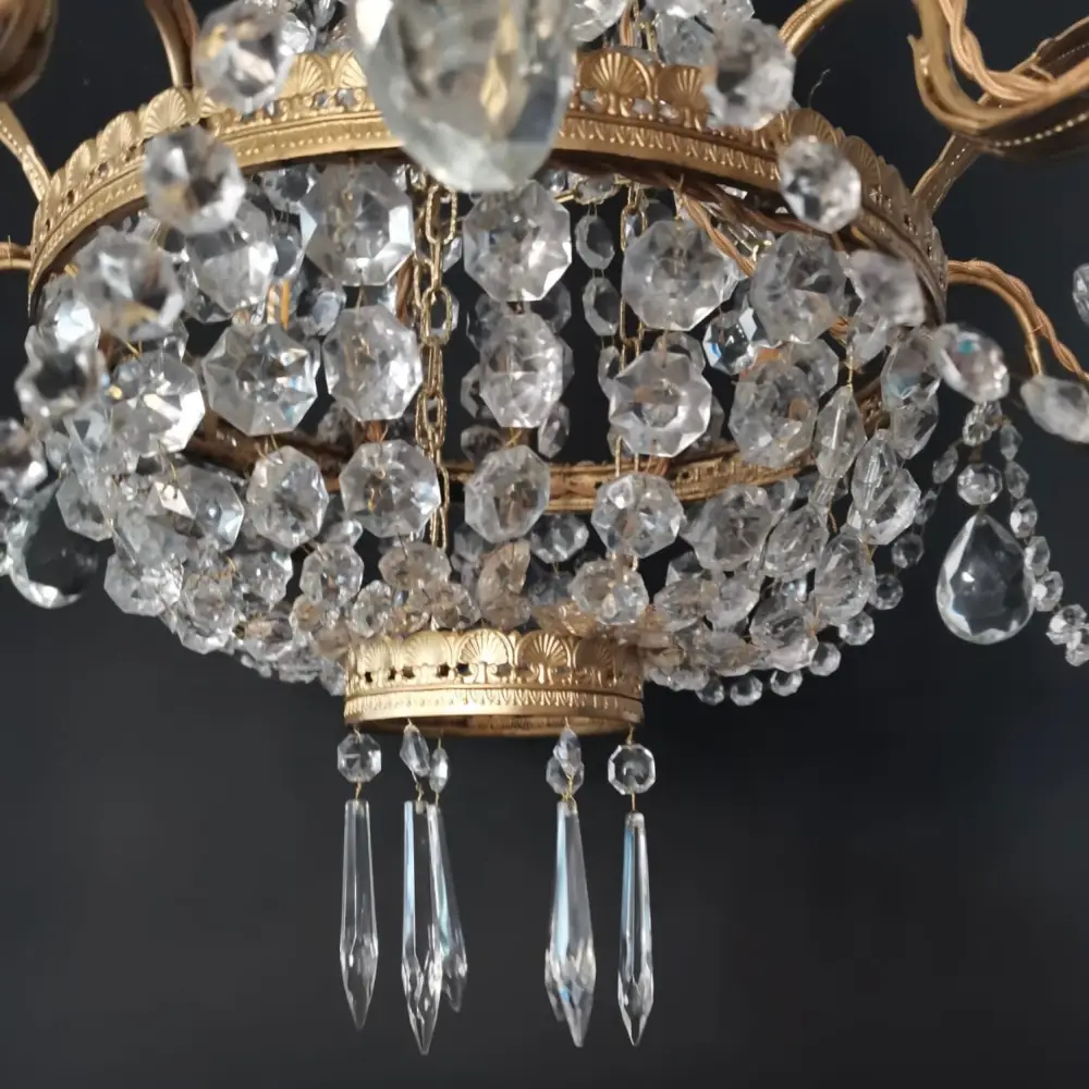 Lustre vers 1880 dit "Lüstre à Corbeille"
