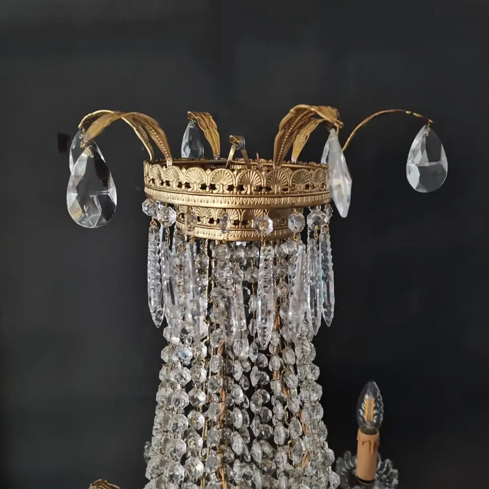 Lustre vers 1880 dit "Lüstre à Corbeille"
