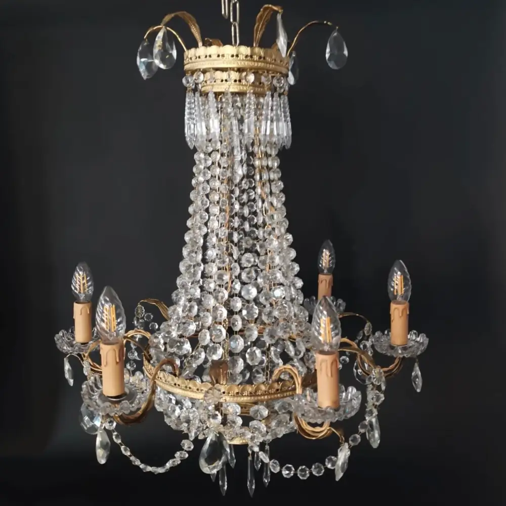 Lustre vers 1880 dit "Lüstre à Corbeille"