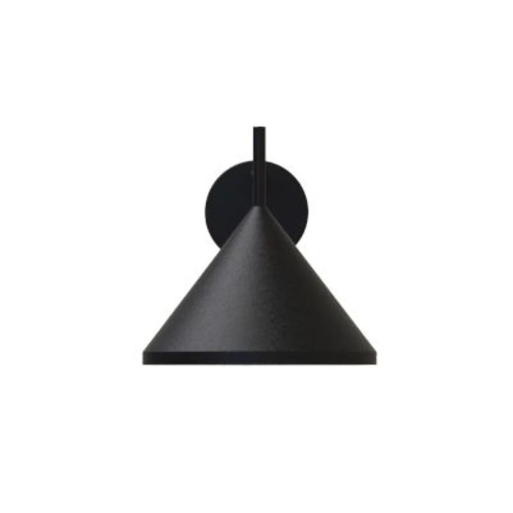 Applique murale Luxcambra Suttton 1L, douille E14, hauteur 22 cm Black