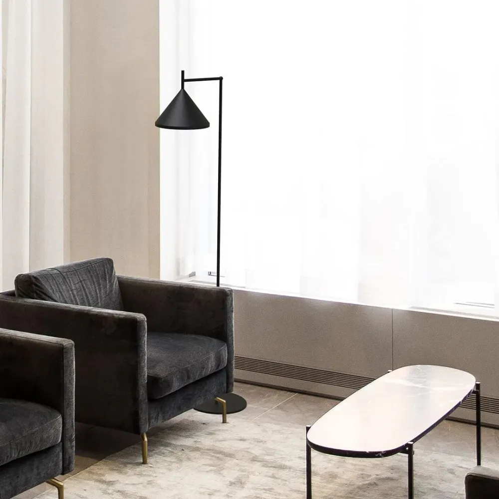 Lampadaire Luxcambra Suttton 1L, douille E14, hauteur 141 cm
