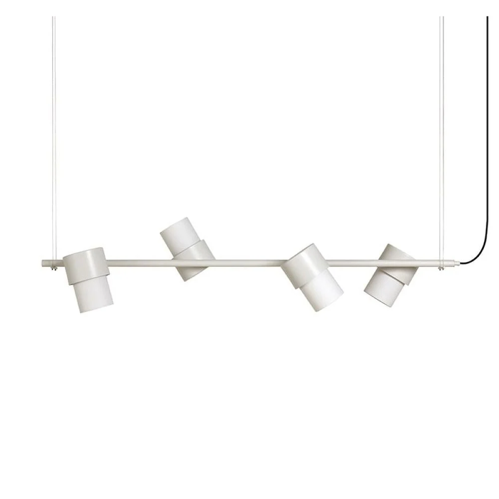 Suspension linéaire Luxcambra Kan 4L, GU10, L 120 cm Black