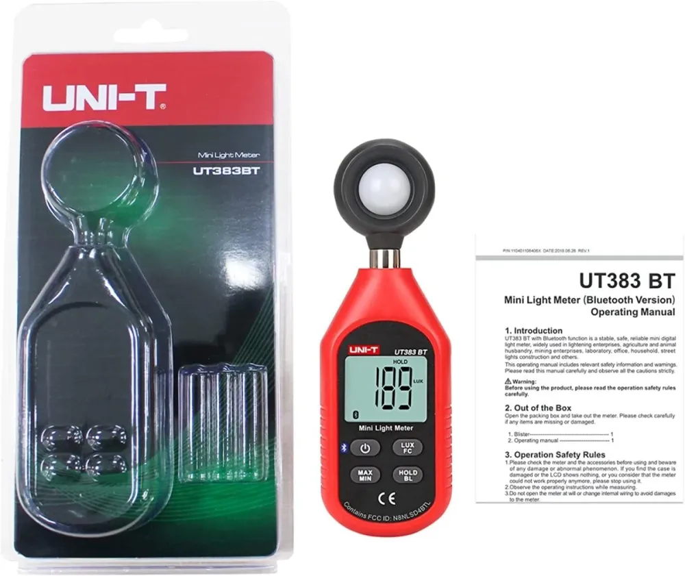 Luxmètre UNI-T UT383BT
