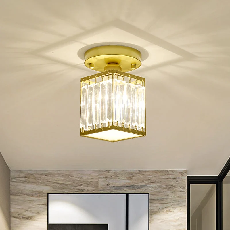 LUXORIA – Plafonnier en Cristal Élégant pour Intérieurs Modernes