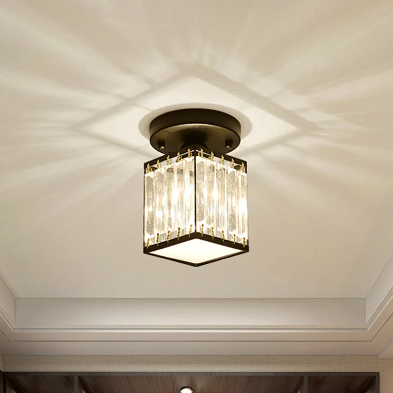 LUXORIA – Plafonnier en Cristal Élégant pour Intérieurs Modernes