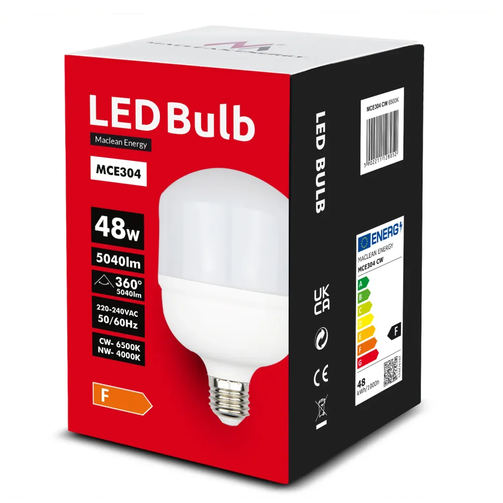 Ampoule LED MCE E27 Ampoule LED Angle de lumière 200 degrés Lampe à économie d'énergie haute performance Ampoule à incande...